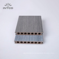 Intco New Arrival Teak Wood Flooring Wood Plastic Composite 3D Garden Flooring Embossed  WPC Outdoor Deck